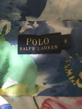 BRAND NEW RALPH LAUREN POLO MULTI COLOURED FLORAL PRINT LONG SLEEVE SHIRT SIZE 8 UK 12