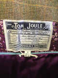 BRAND NEW JOULES BROWN / GREEN TWEED WOOL MINI SKIRT SIZE 10