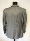 TED BAKER PASHION GREY WOOL & MOHAIR BLEND SUIT SIZE 44R / 38W/ 31 L