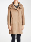 MAX MARA WEEKEND CAMEL 100% WOOL MELTON COAT SIZE 12