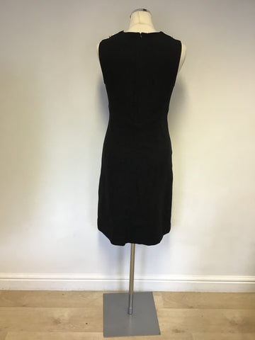 Milly Of New York Black Beaded Neckline Pencil Dress Size M
