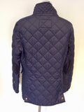 JOULES NAVY BLUE QUILTED MOREDALE JACKET SIZE 16