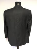 MARKS & SPENCER SARTORIAL CHARCOAL PINSTRIPE WOOL BLEND SUIT SIZE 42M / 34W