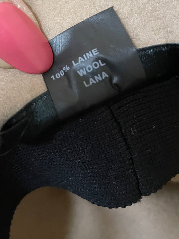 THE KOOPLES CAMEL 100% WOOL FEDORA HAT SIZE S