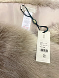 BRAND NEW HOBBS GABRIELLA NATURAL FAUX FUR WRAP ONE SIZE