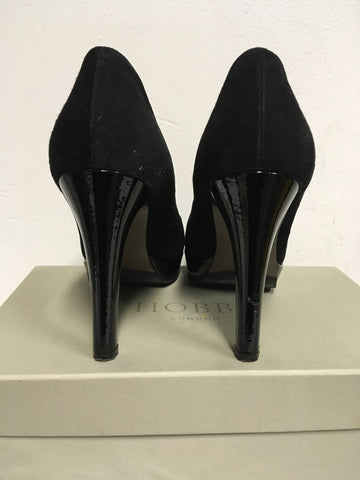 MINT VELVET BLACK SUEDE HEELS SIZE 6/39