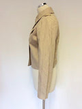 MULBERRY CREAM COTTON JACKET & SKIRT SUIT SIZE 10
