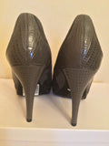 BRAND NEW MARKS & SPENCER AUTOGRAPH TAUPE SUEDE HEELS SIZE 6/39.5