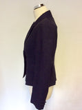 BRAND NEW HOBBS DARK BLUE LINEN TROUSER SUIT SIZE 10/12