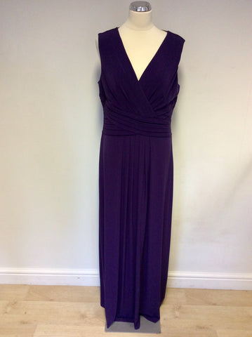 BRAND NEW PLANET PURPLE SPECIAL OCCASION/ EVENING MAXI DRESS SIZE 12