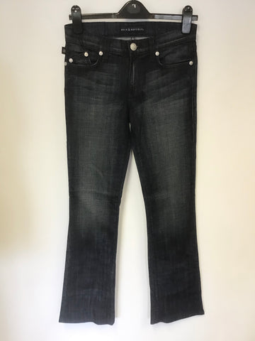 BRAND NEW ROCK & REPUBLIC DARK BLUE NORA BOOTCUT JEANS SIZE 26 W, 34 L