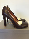 BRAND NEW MULBERRY PHILIPPA OXBLOOD LEATHER HEELS SIZE 7/40