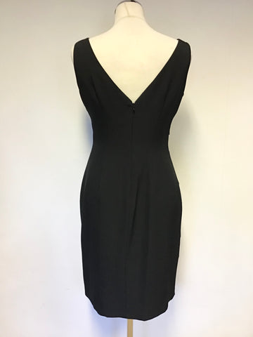 ADRIANNA PAPELL BLACK & WHITE SLEEVELESS PENCIL DRESS SIZE 8/10