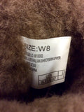 EMU STINGER LO LIGHT BROWN SHEEPKIN BOOTS SIZE 6/39
