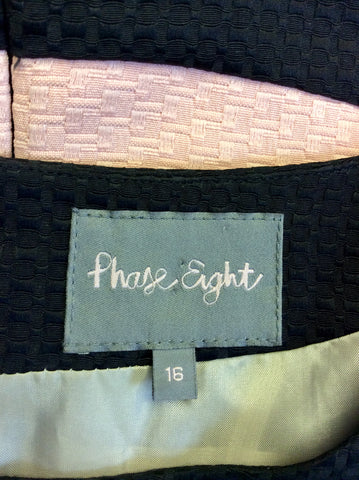 PHASE EIGHT BLACK,PINK,RED & WHITE SPECIAL OCCASION DRESS SIZE 16