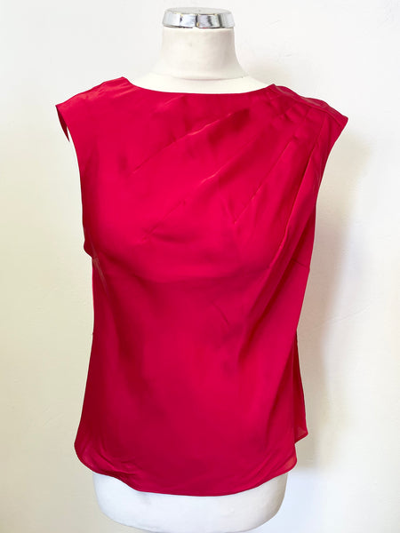 COAST RED SLEEVELESS TOP SIZE 12