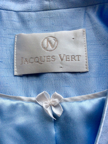 JACQUES VERT PALE BLUE SPECIAL OCCASION JACKET SIZE 20