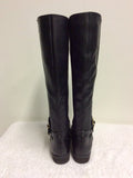BRAND NEW VINCE CAMUTO BLACK KNEE LENGTH FLAT BOOTS SIZE 4/37