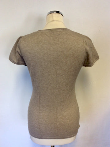 BRAND NEW AXEL STONE JEWEL TRIM SHORT SLEEVE JUMPER SIZE S