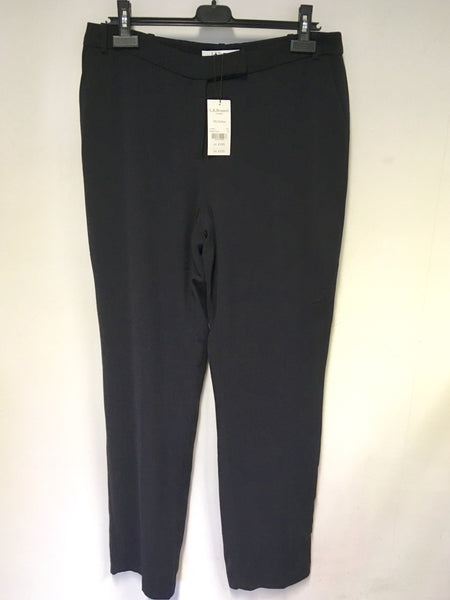 BRAND NEW LK BENNETT DALINA NAVY BLUE TROUSERS SIZE 14