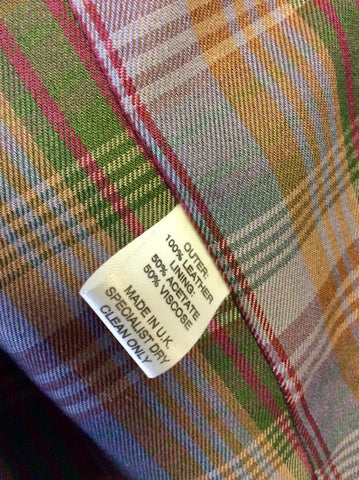 MULBERRY BLACK SUEDE ZIP UP JACKET SIZE L