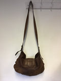 MULBERRY JONI BROWN SOFT LEATHER CROSS BODY SLOUCH HOBO BAG