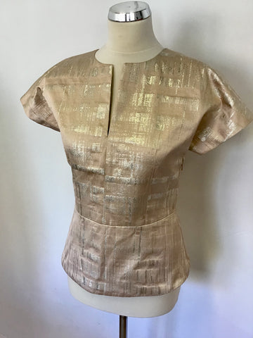 BRAND NEW STILLS BLUSH PINK & SILVER OCCASION TOP SIZE 36 UK 8/10