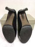 MINT VELVET BLACK SUEDE HEELS SIZE 6/39