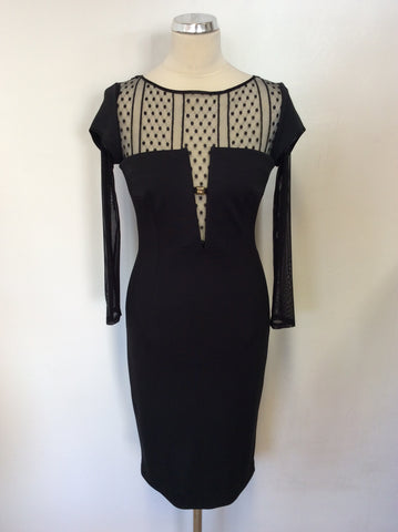 ROBERTO CAVALLI CLASS BLACK SPECIAL OCCASION DRESS SIZE 10