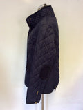 JOULES NAVY BLUE QUILTED MOREDALE JACKET SIZE 16