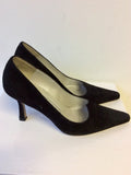 PETER KAISER BLACK SUEDE HEELS SIZE 3/35.5