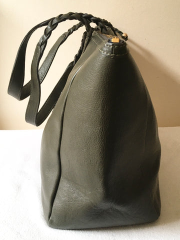 BRAND NEW KEW DARK GREEN LEATHER SHOULDER BAG