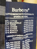 BURBERRY BEIGE COTTON BLEND BUTTON UP OVERCOAT/ MAC SIZE 50 UK 40 REG