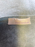 CXD LONDON 100% CASHMERE DUCK EGG JUMPER SIZE S