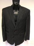 MARKS & SPENCER SARTORIAL CHARCOAL PINSTRIPE WOOL BLEND SUIT SIZE 42M / 34W