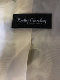 BETTY BARCLAY BROWN & CREAM WEAVE COTTON BLEND COAT SIZE 10