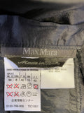 MAX MARA BLACK 100% SILK LONG EVENING SKIRT SIZE 10
