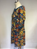 BRAND NEW BANNED APPAREL ‘DANCING DAYS’ VINTAGE INSPIRED FLORAL PRINT DRESS SIZE XL