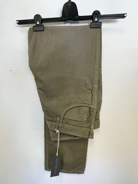 BRAND NEW JOHN ROCHA KHAKI STRAIGHT LEG JEANS SIZE 34W/32L