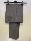 TED BAKER FARAMIR GREY FLECK COTTON BLEND SINGLE BREASTED SUIT SIZE 2 FIT 38/30