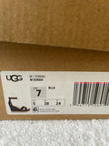 BRAND NEW UGG EZRAH BLACK LEATHER WEDGE HEEL SANDALS SIZE 5/38