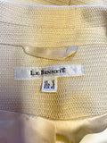 LK BENNETT CREAM JACKET & PENCIL SKIRT SUIT SIZE 10/12