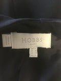 HOBBS BLACK CAP SLEEVE PENCIL DRESS SIZE 12