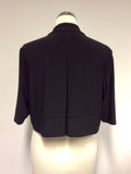 BRAND NEW JOSEPH RIBKOFF BLACK SPECIAL OCCASION / EVENING BOLERO JACKET SIZE 16
