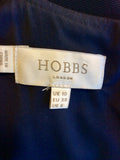 HOBBS NAVY BLUE & CAMEL PENCIL DRESS SIZE 10