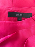 COAST RED SLEEVELESS TOP SIZE 12