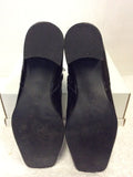 RELAXSHOE BLACK PATENT LEATHER SHOE BOOTS SIZE 6/39
