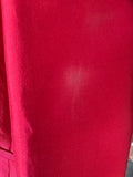 HOBBS RED SILK & WOOL BLEND PENCIL DRESS & JACKET SUIT SIZE 14