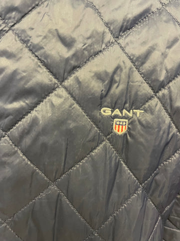 GANT NAVY BLUE THE QUILTED WINDCHEATER ZIP FRONT JACKET SIZE 2XL