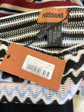 BRAND NEW MISSONI MULTI COLOURED WOOL BLEND PONCHO ONE SIZE